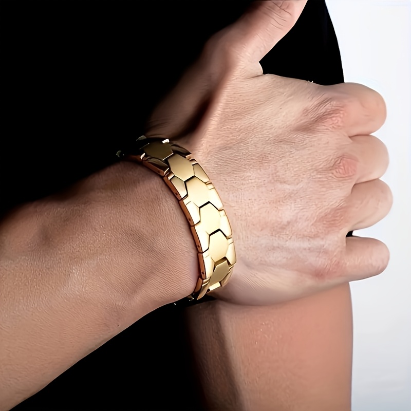Stylish Multicolored Diamond Shaped Men's Bracelets Set